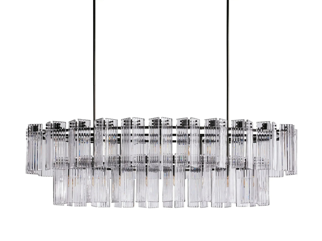 Darwin Oval Glass Chandelier