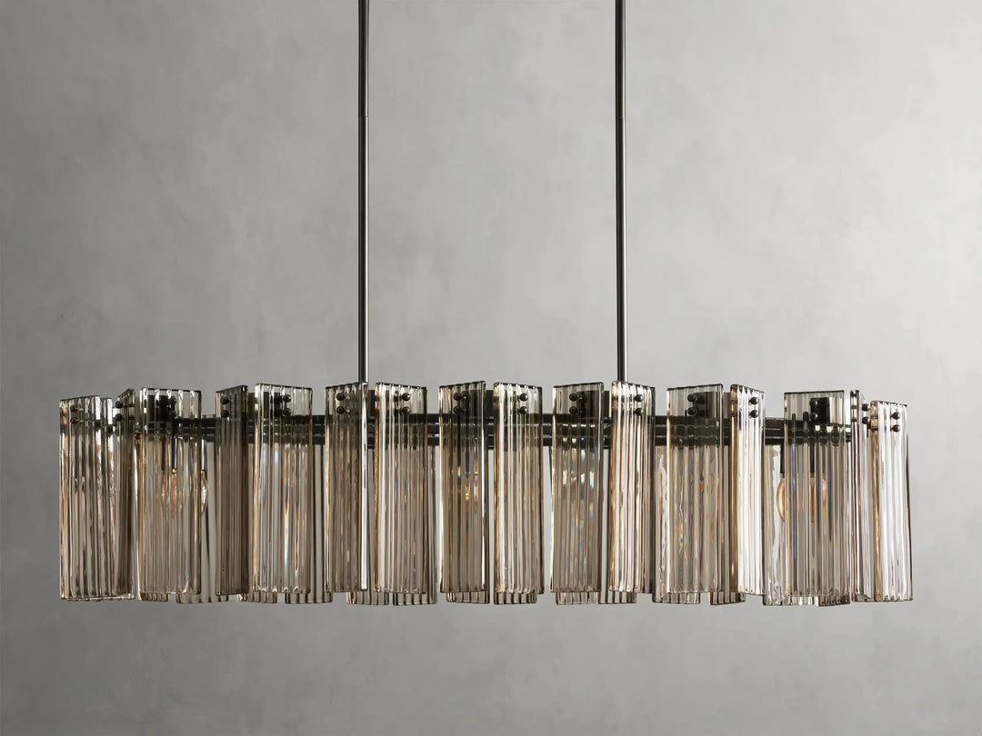 Darwin Oval Glass Chandelier