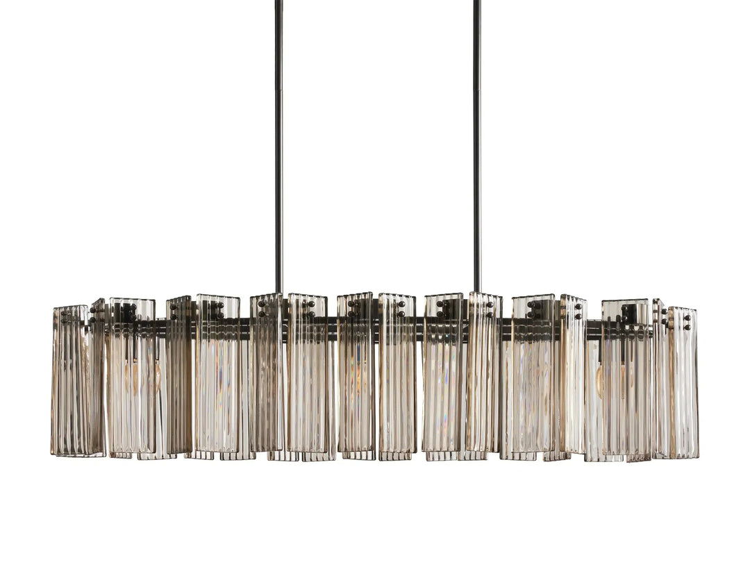 Darwin Oval Glass Chandelier