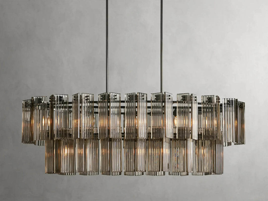 Darwin Oval Glass Chandelier