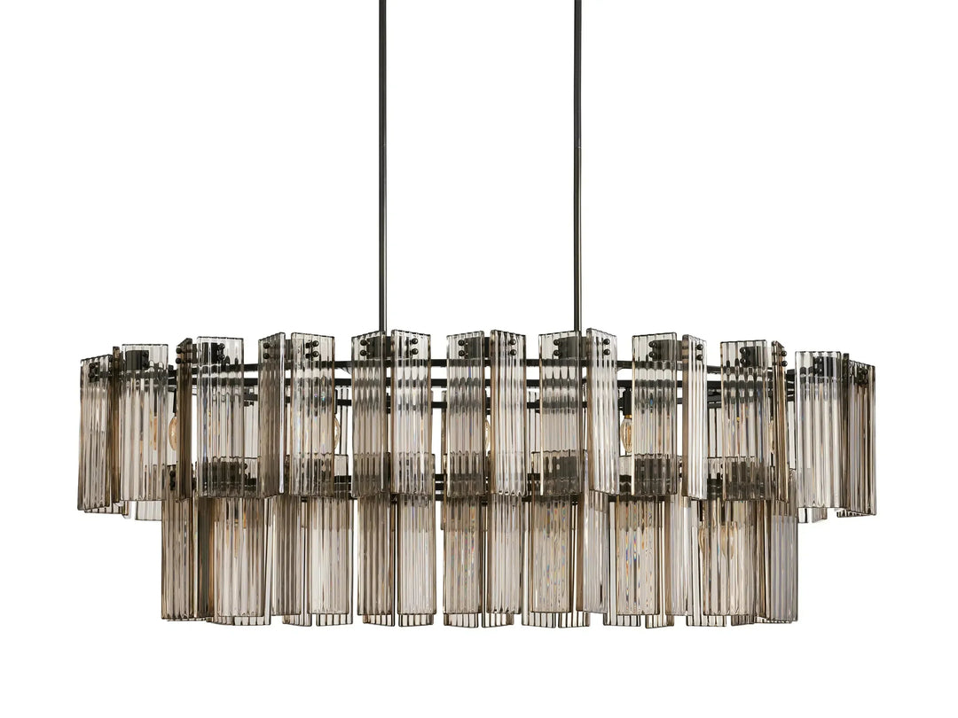 Darwin Oval Glass Chandelier