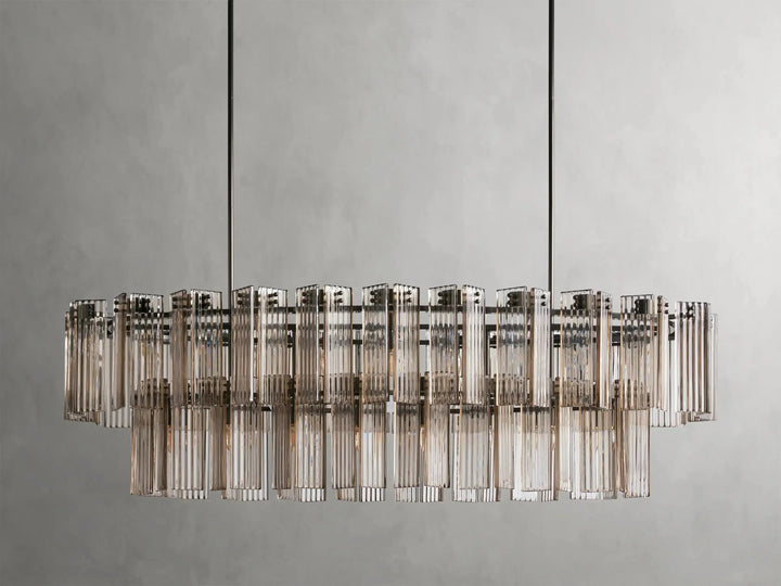Darwin Oval Glass Chandelier