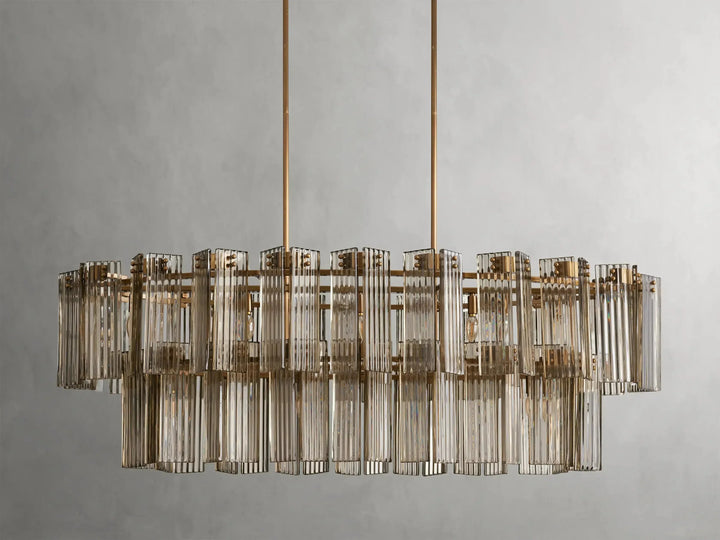 Darwin Oval Glass Chandelier