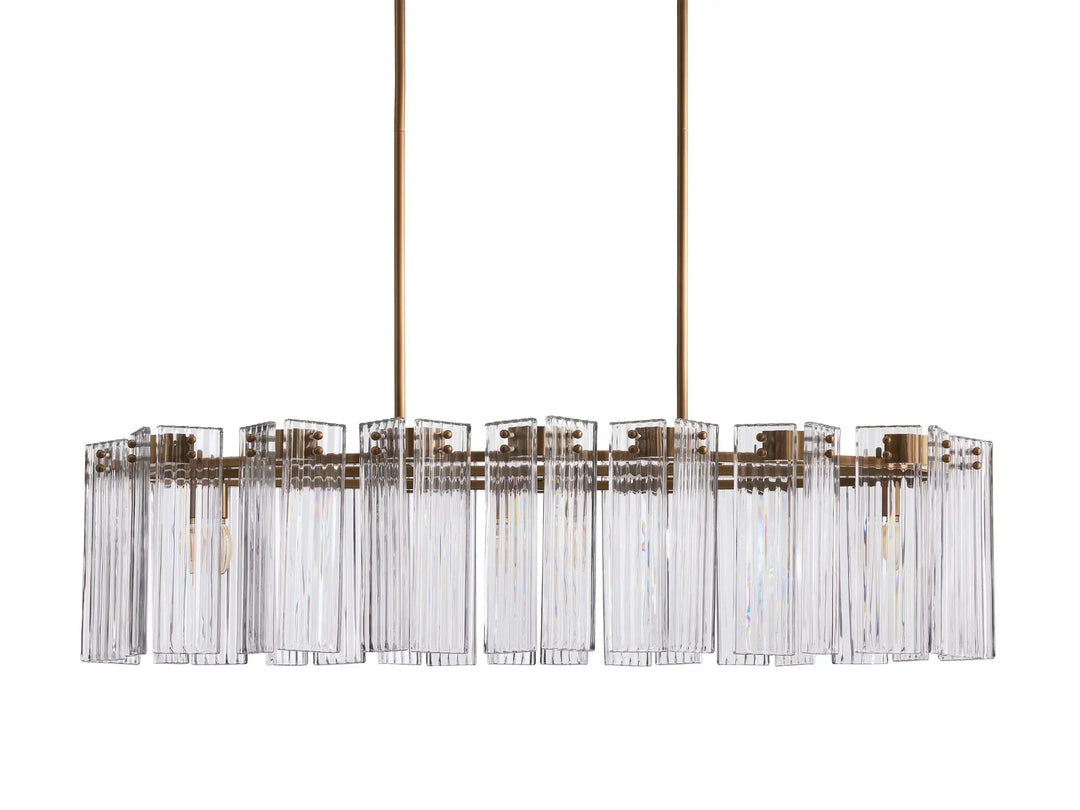 Darwin Oval Glass Chandelier