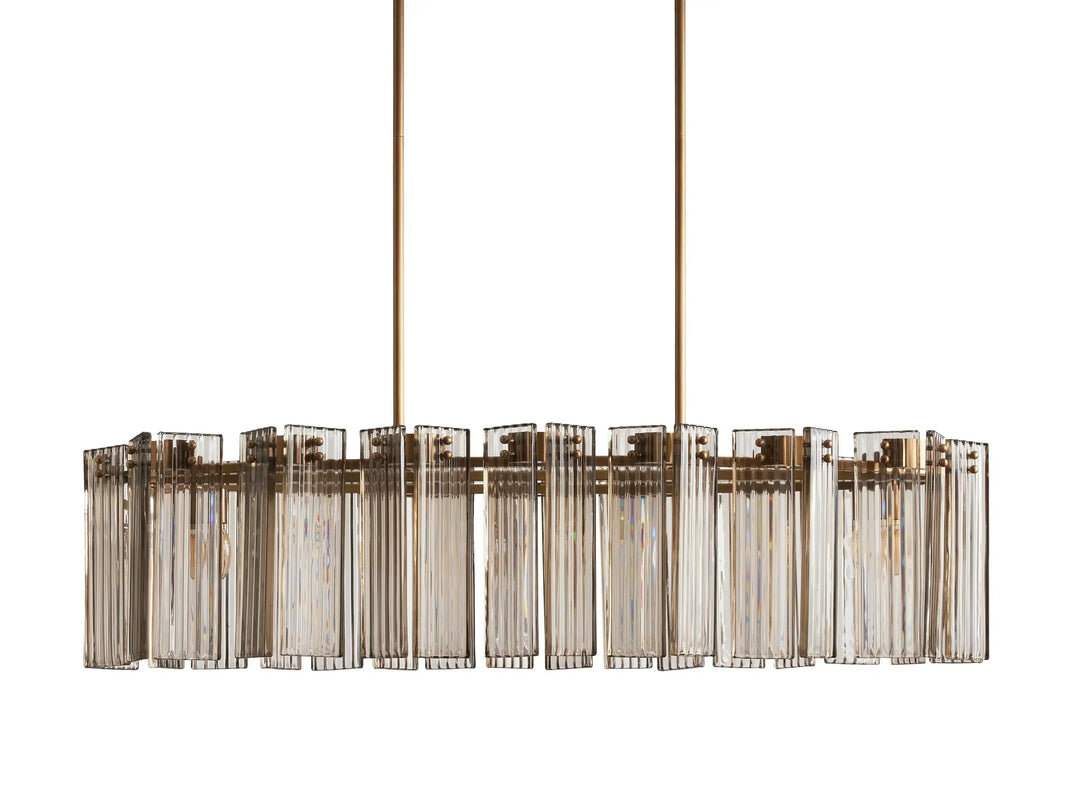 Darwin Oval Glass Chandelier