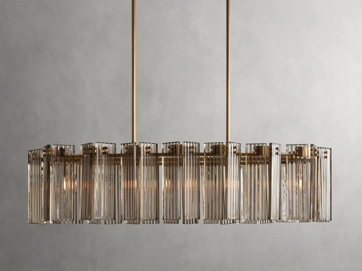Darwin Oval Glass Chandelier