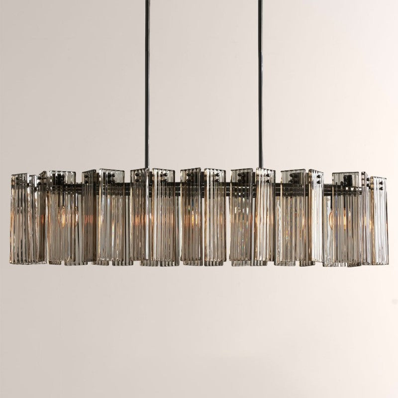 Darwin Oval Glass Chandelier