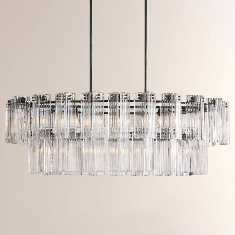 Darwin Oval Glass Chandelier