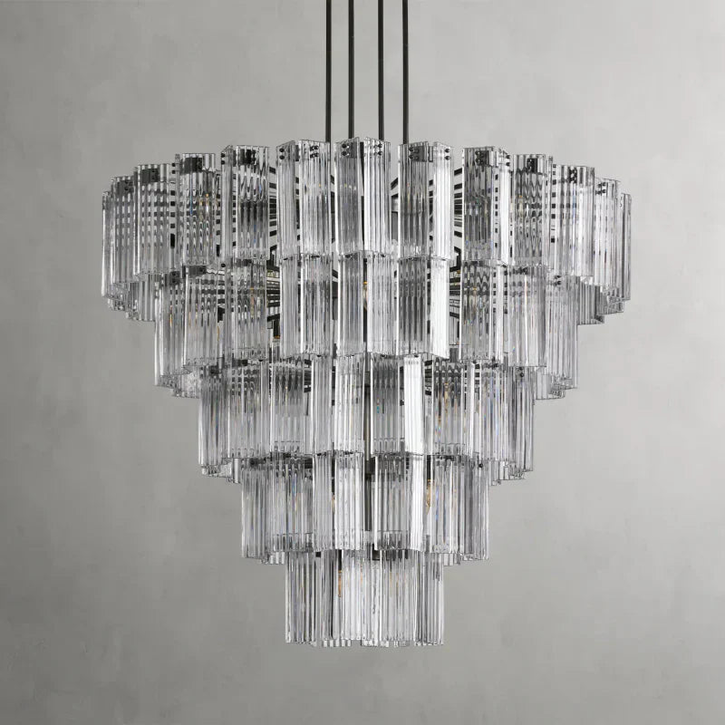 Darwin Round Glass Chandelier