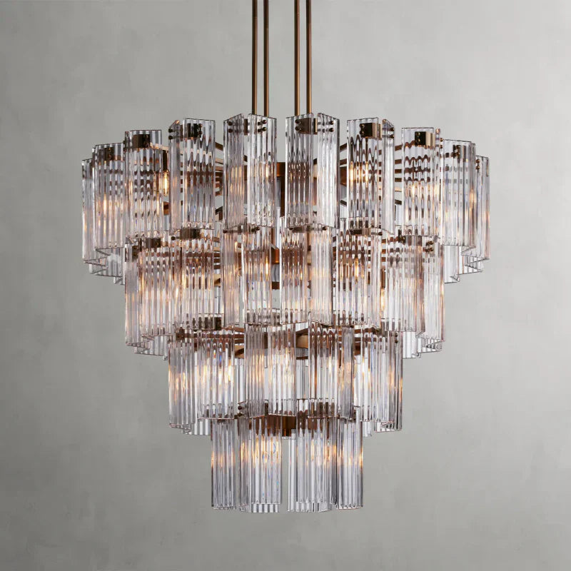 Darwin Round Glass Chandelier