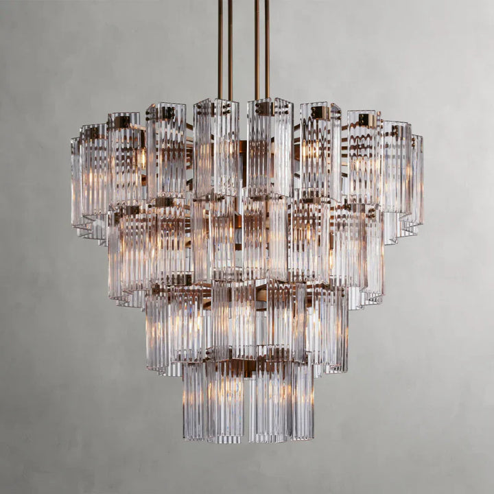 Darwin Round Glass Chandelier