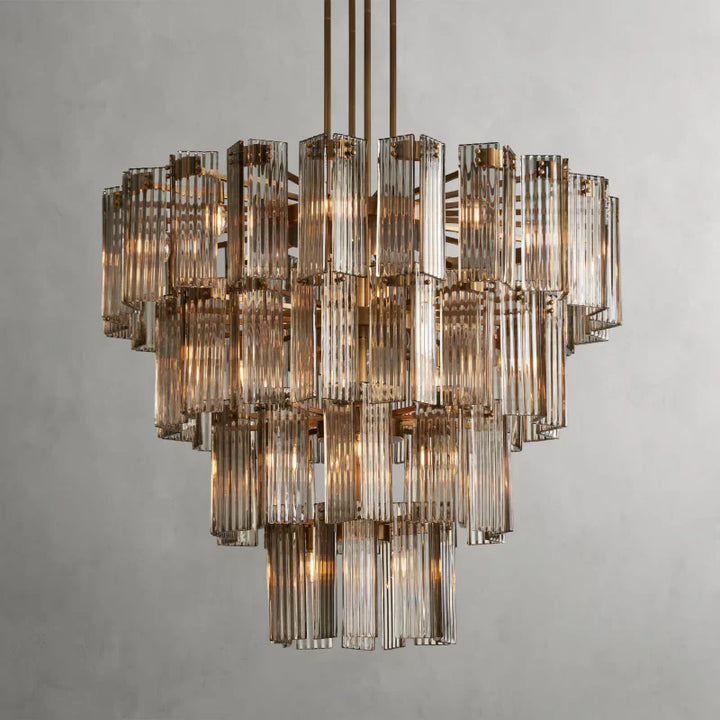 Darwin Round Glass Chandelier