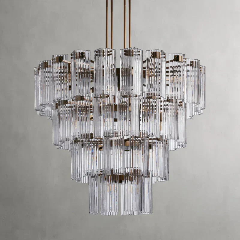 Darwin Round Glass Chandelier