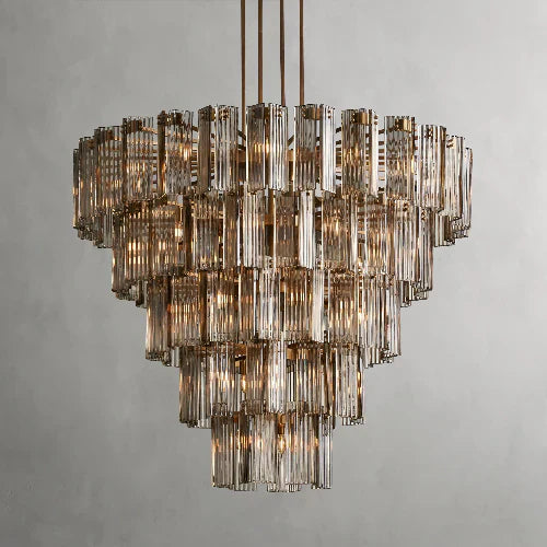 Darwin Round Glass Chandelier