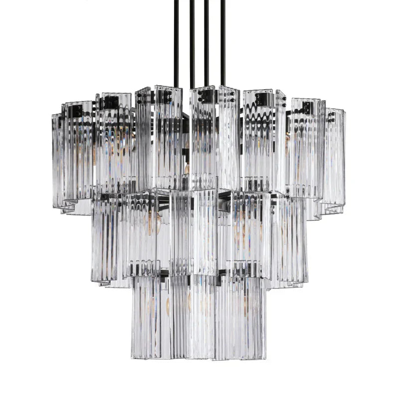 Darwin Round Glass Chandelier