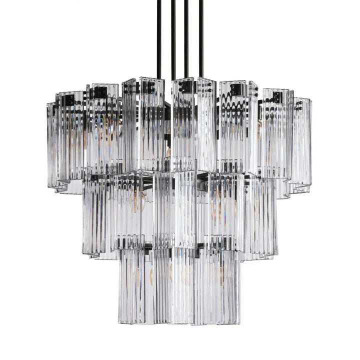 Darwin Round Glass Chandelier