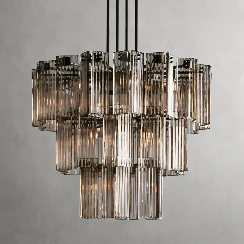 Darwin Round Glass Chandelier