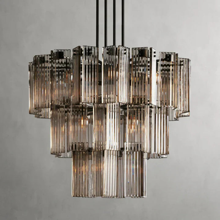 Darwin Round Glass Chandelier