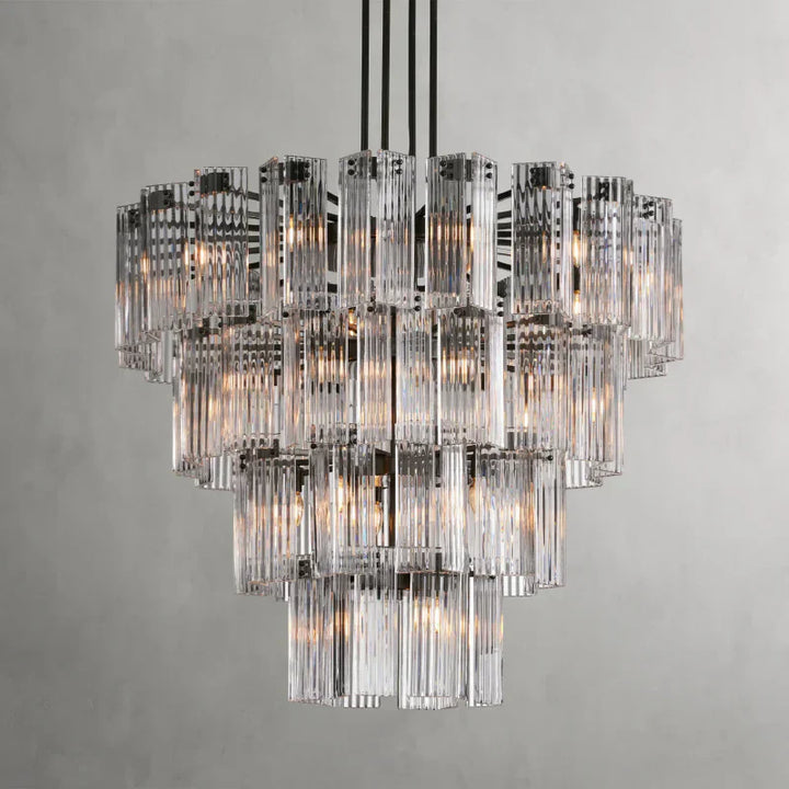 Darwin Round Glass Chandelier
