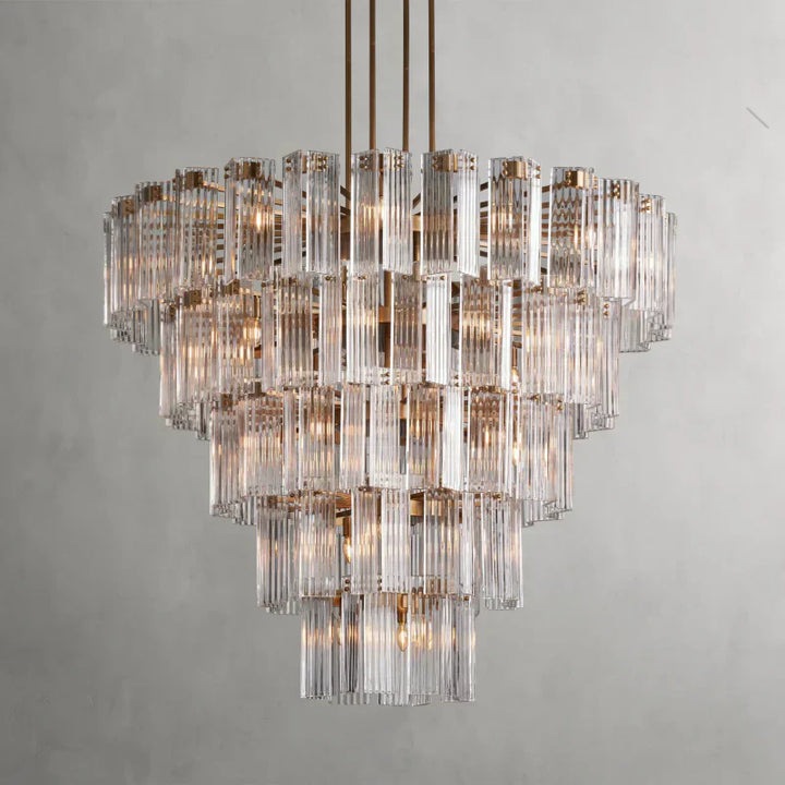 Darwin Round Glass Chandelier