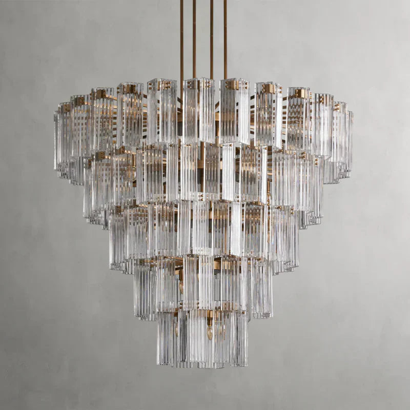 Darwin Round Glass Chandelier