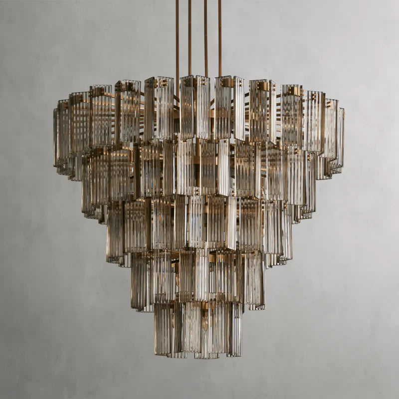 Darwin Round Glass Chandelier