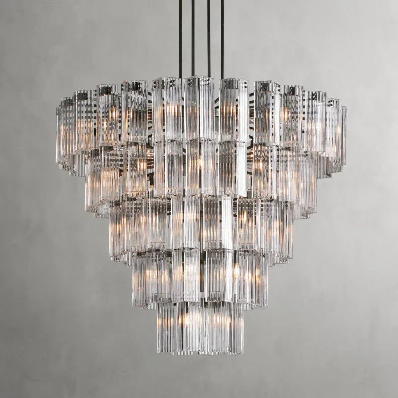 Darwin Round Glass Chandelier