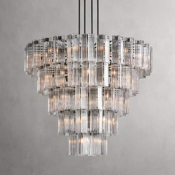 Darwin Round Glass Chandelier