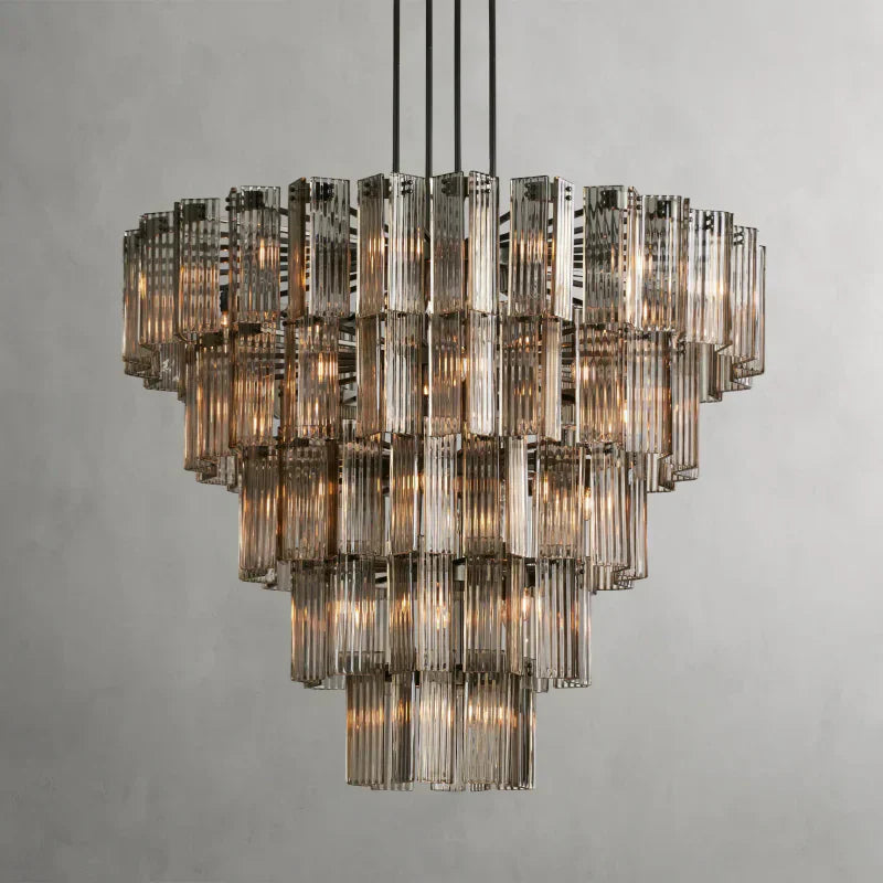Darwin Round Glass Chandelier
