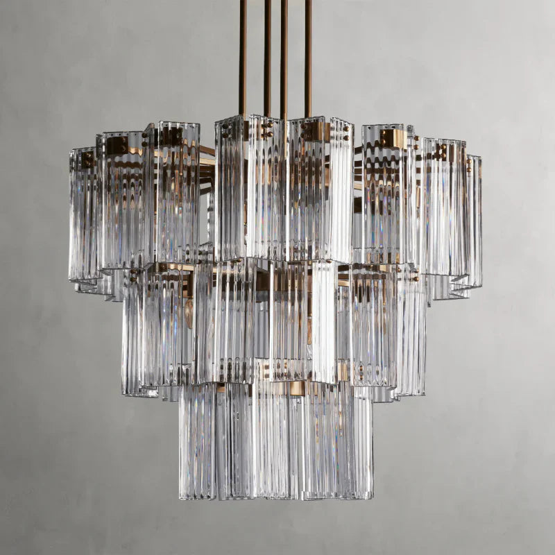 Darwin Round Glass Chandelier
