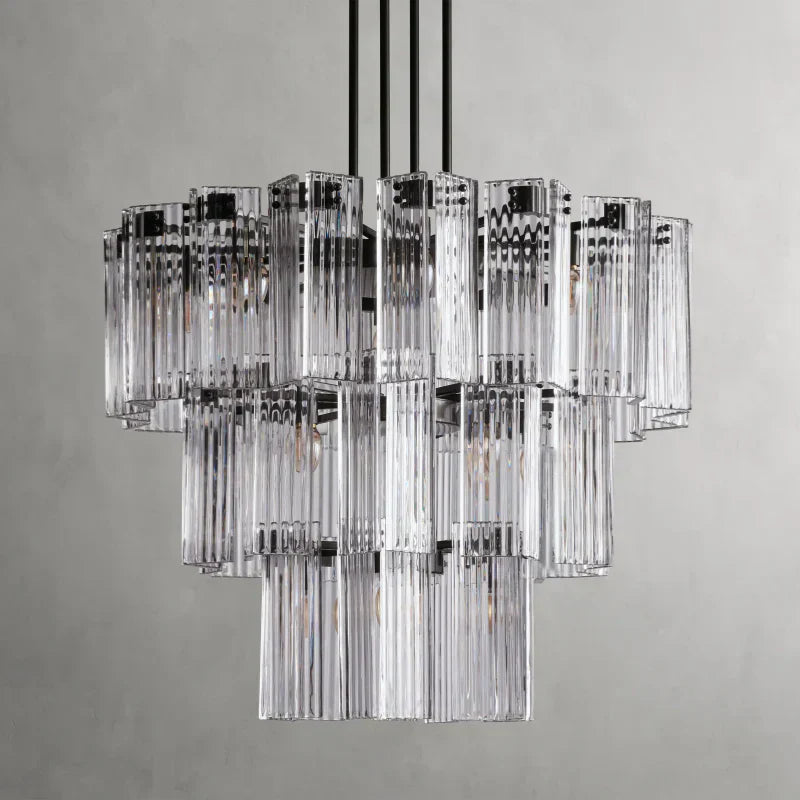 Darwin Round Glass Chandelier