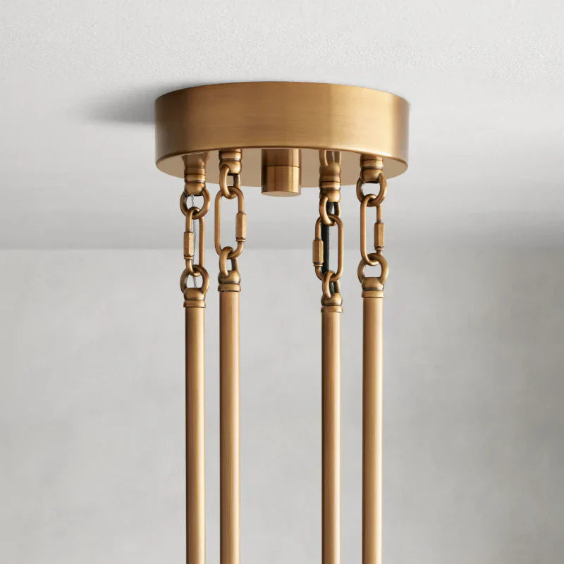 Darwin Round Glass Chandelier