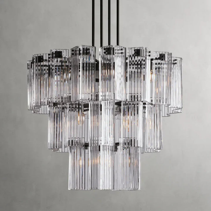 Darwin Round Glass Chandelier