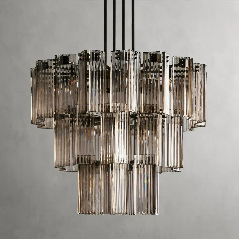 Darwin Round Glass Chandelier