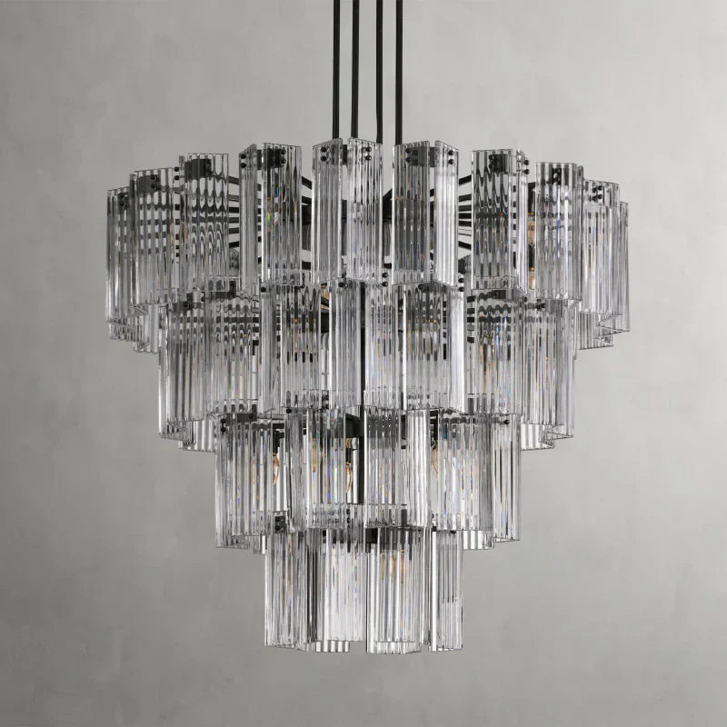 Darwin Round Glass Chandelier