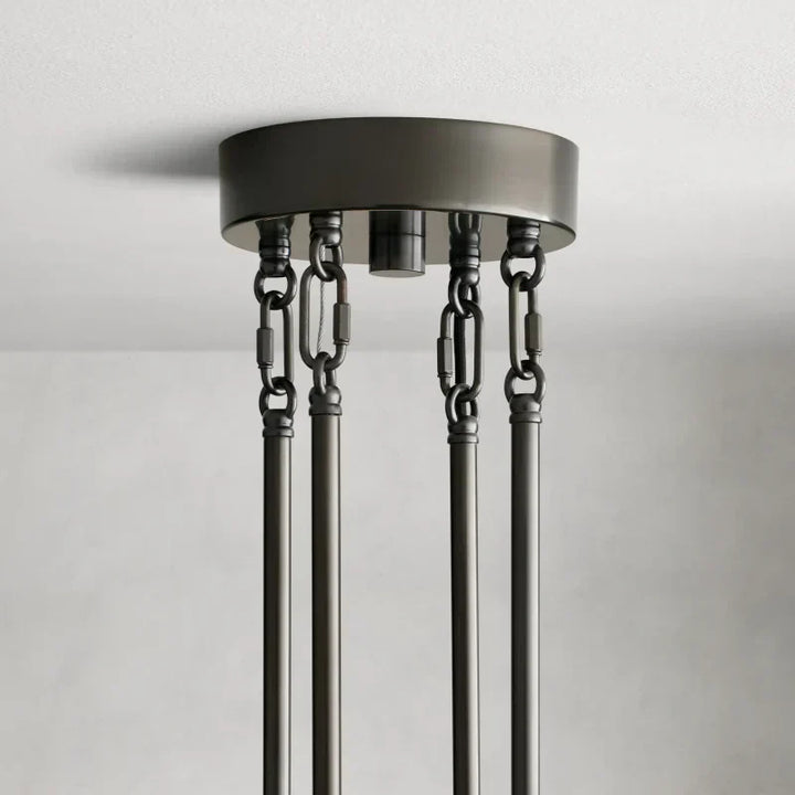 Darwin Round Glass Chandelier