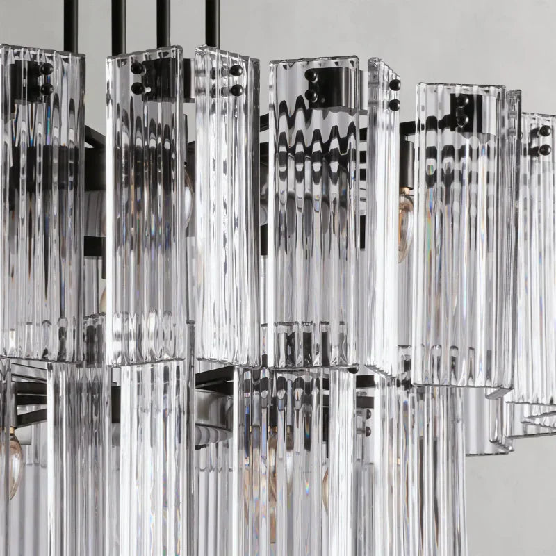 Darwin Round Glass Chandelier