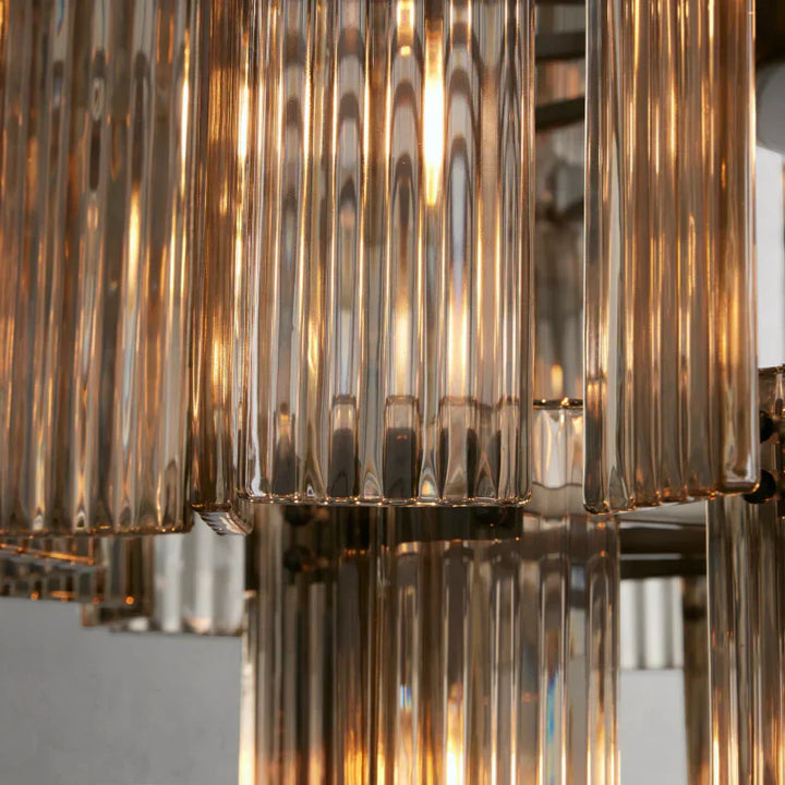 Darwin Round Glass Chandelier