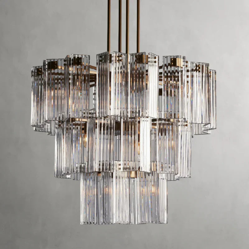 Darwin Round Glass Chandelier