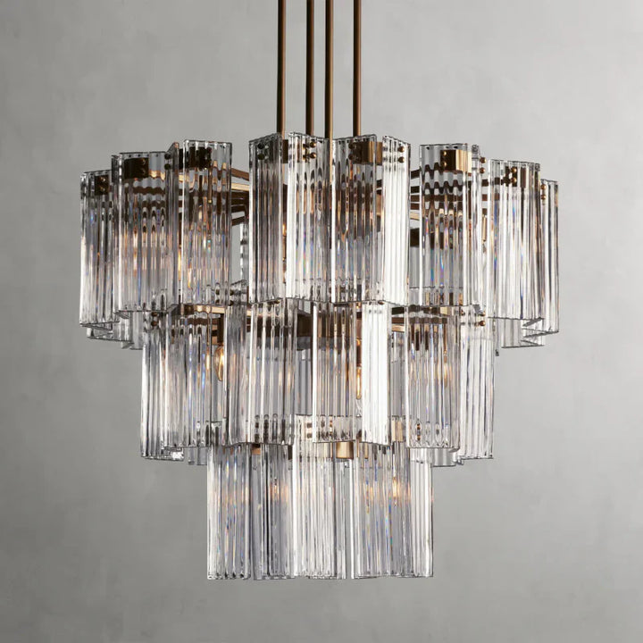 Darwin Round Glass Chandelier