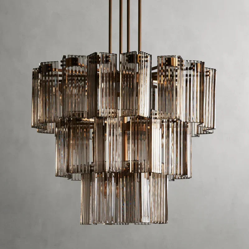 Darwin Round Glass Chandelier
