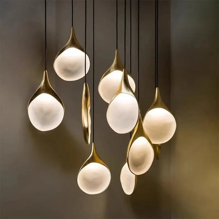 Davin Drop Orb Chandelier 10 Light