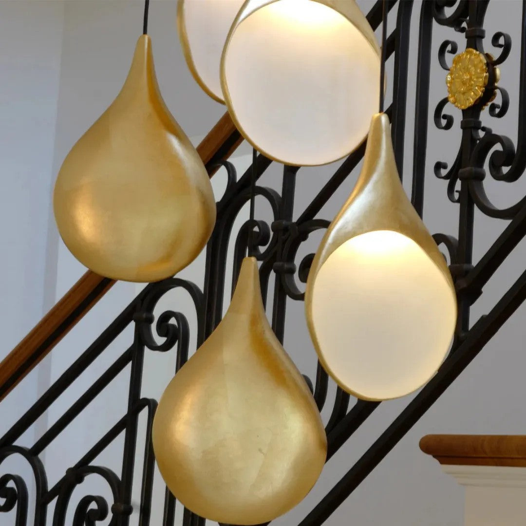 Davin Drop Orb Chandelier 6 Light