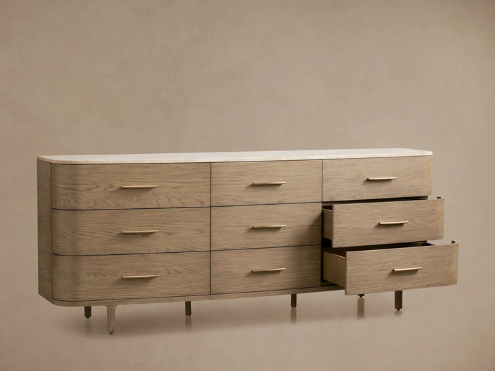 Deinny Nine Drawer Dresser