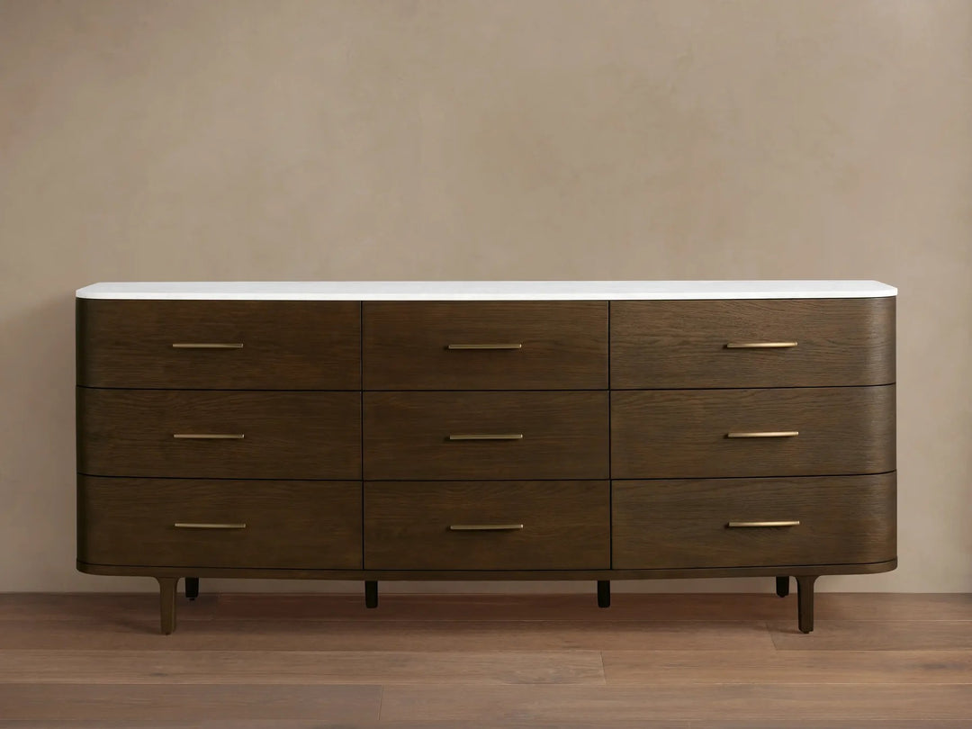 Deinny Nine Drawer Dresser