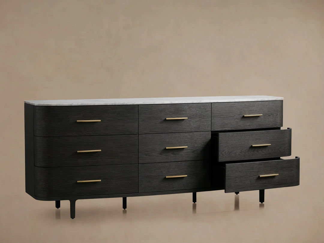 Deinny Nine Drawer Dresser