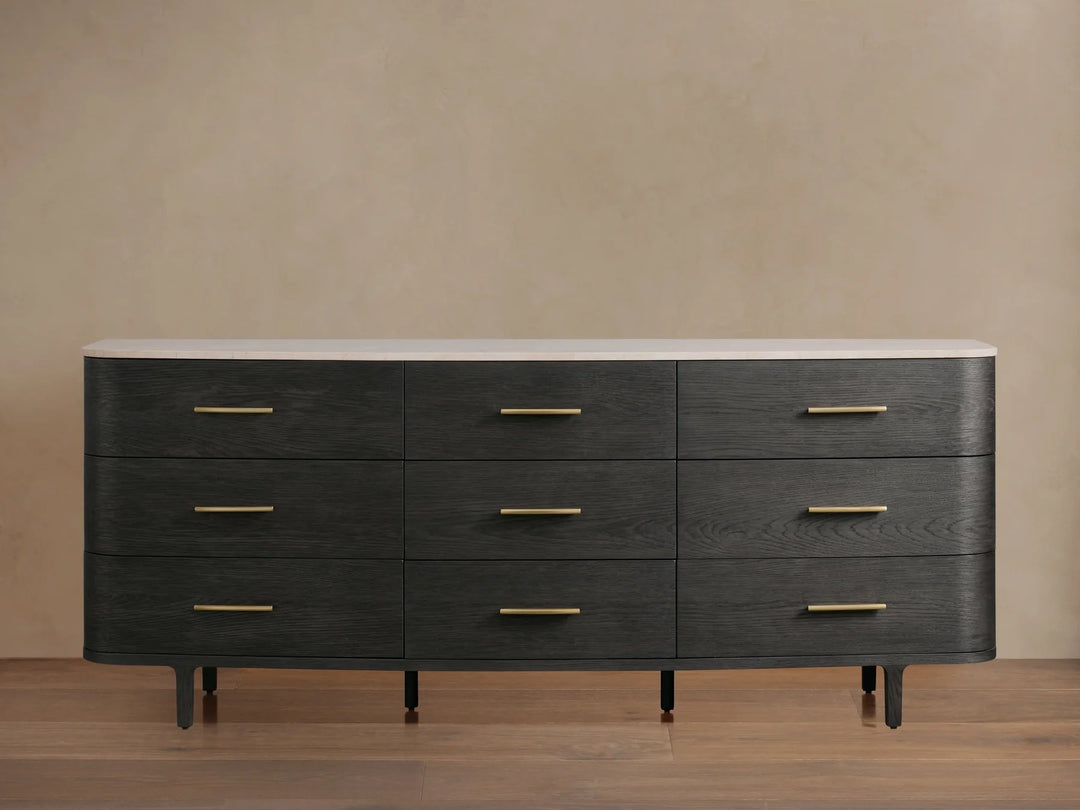 Deinny Nine Drawer Dresser