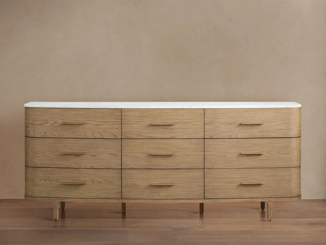 Deinny Nine Drawer Dresser