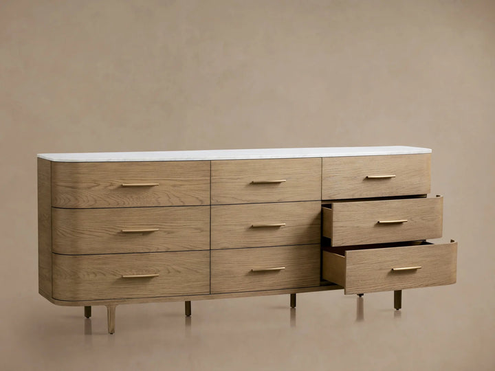 Deinny Nine Drawer Dresser