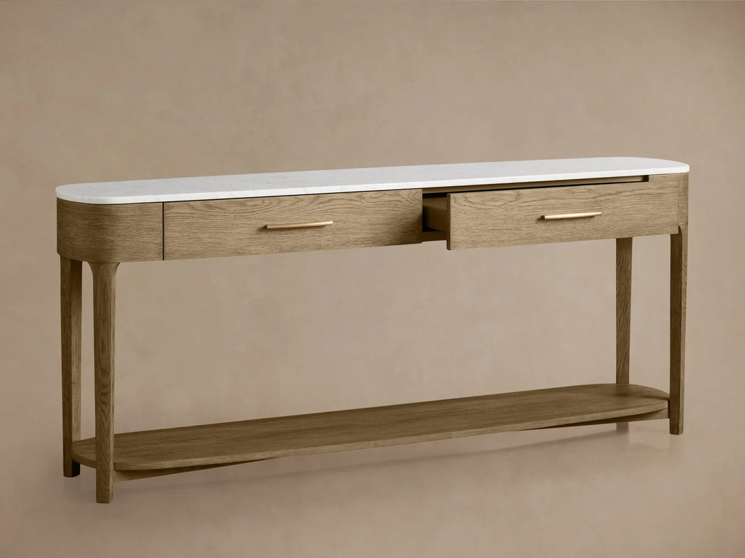Deinny Rectangular Console Table